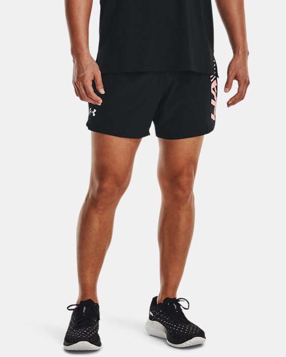 Men's UA Speedpocket 5'' Shorts, Black, pdpMainDesktop image number 0